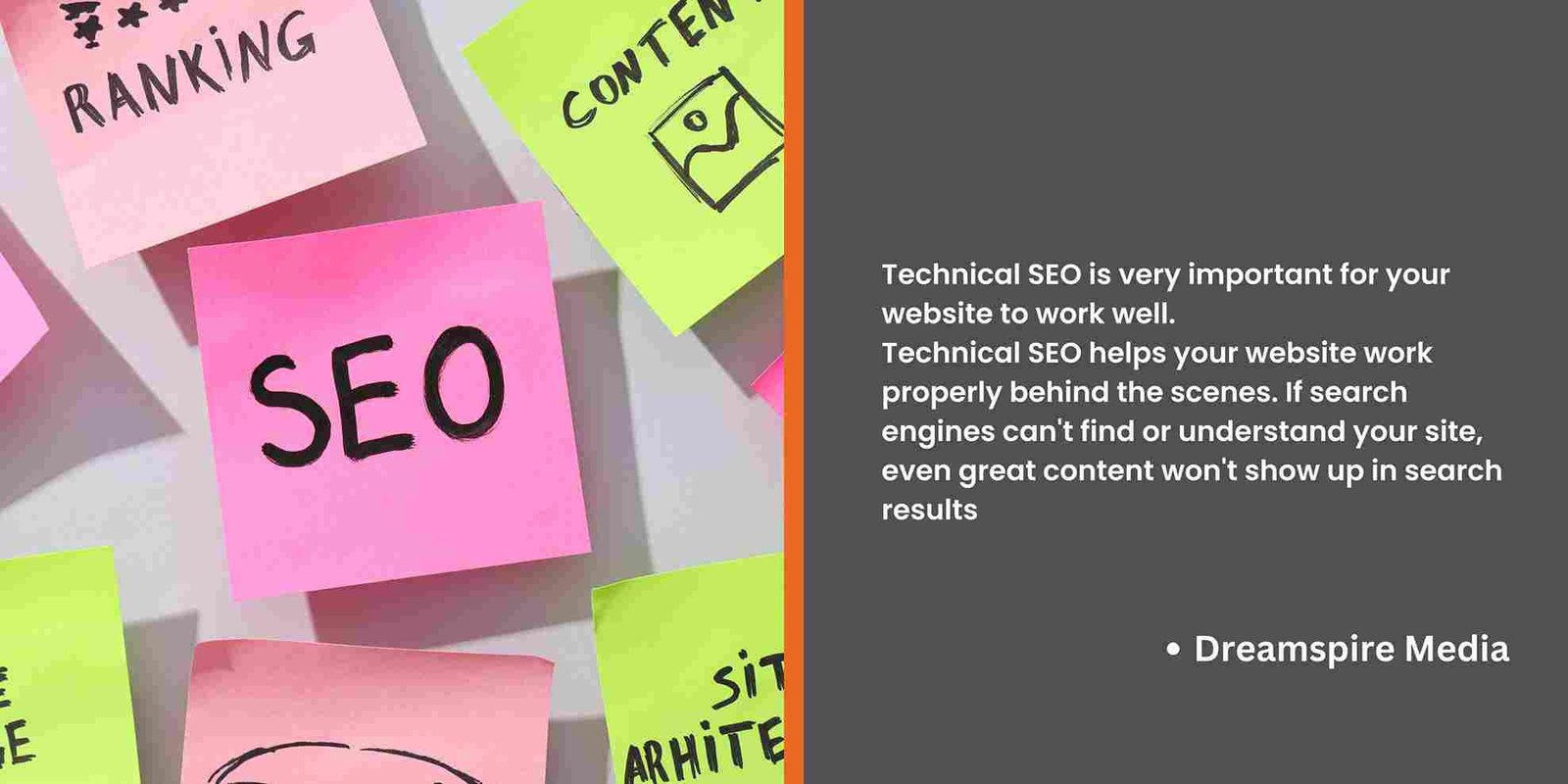 Technical seo is an important ranking factor for search engines